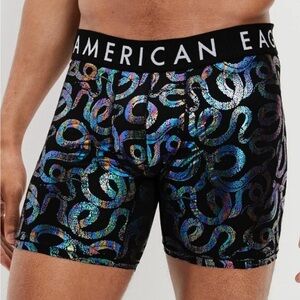 AEO Silver Snakes 6″ Flex Boxer Brief XL